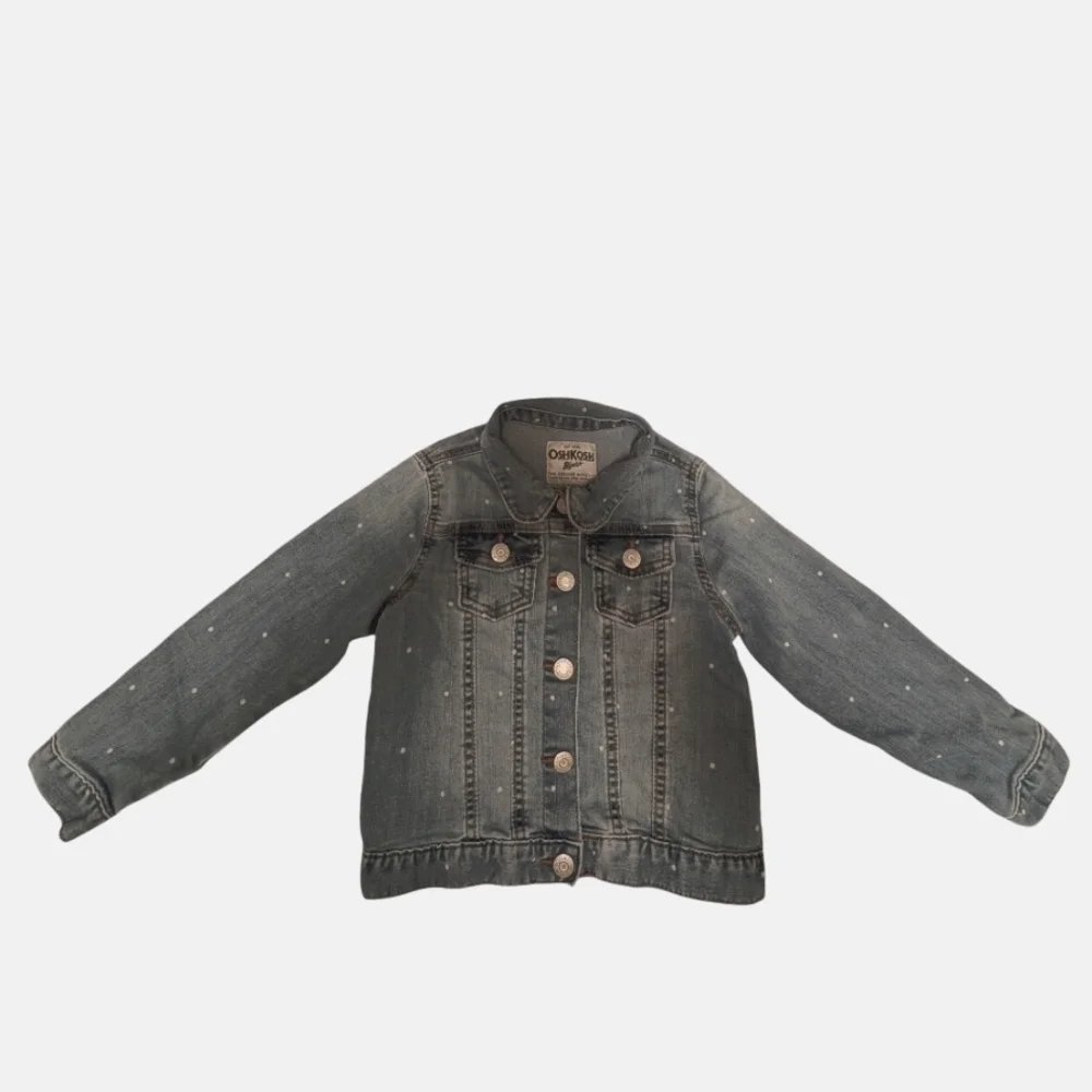 Oshkosh Denim Size 5T Girls Coat Jacket